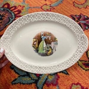 Vintage serving plate